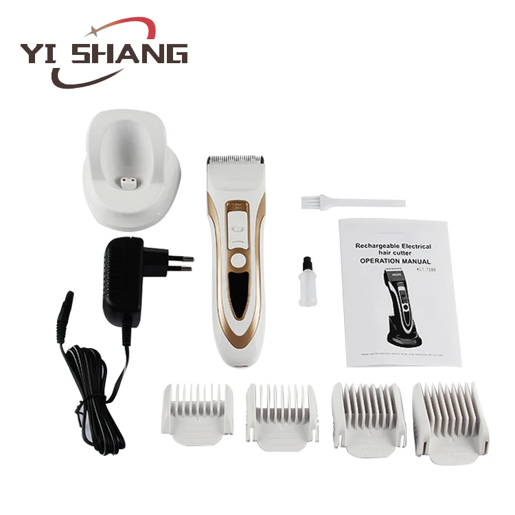 Rechargeable Electric Professional Barber cordless best Hair Clippers Trimmer for men and kids