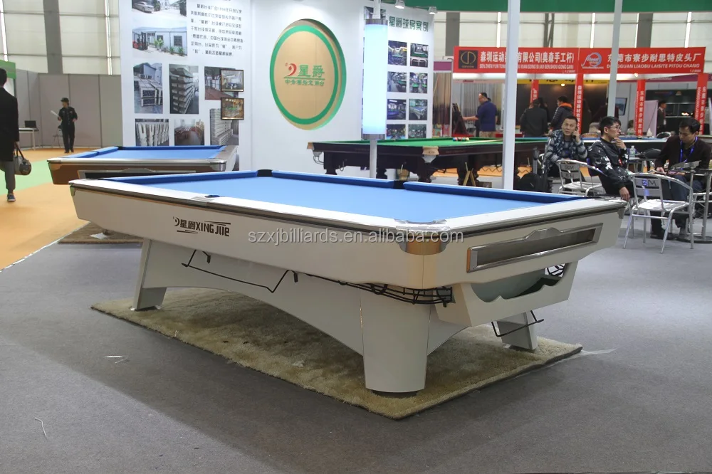 Pool Table Slate Billiards with Led Pool Lamp Light