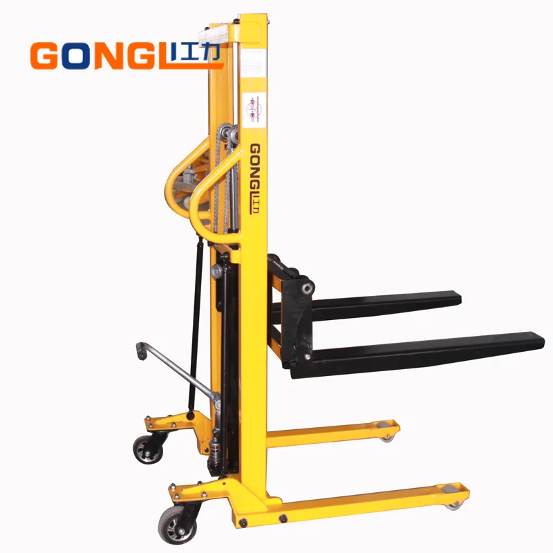 
500Kg Forklift 650*1150mm Hydraulic Hand Operated Forklifts 