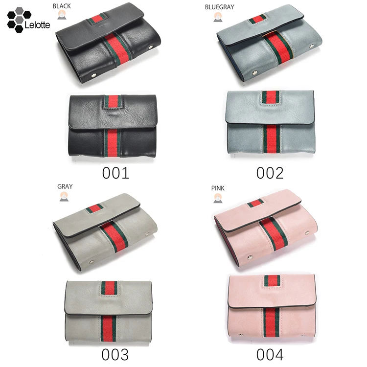 
Branded business card holder leather wallet women genuine business card case 