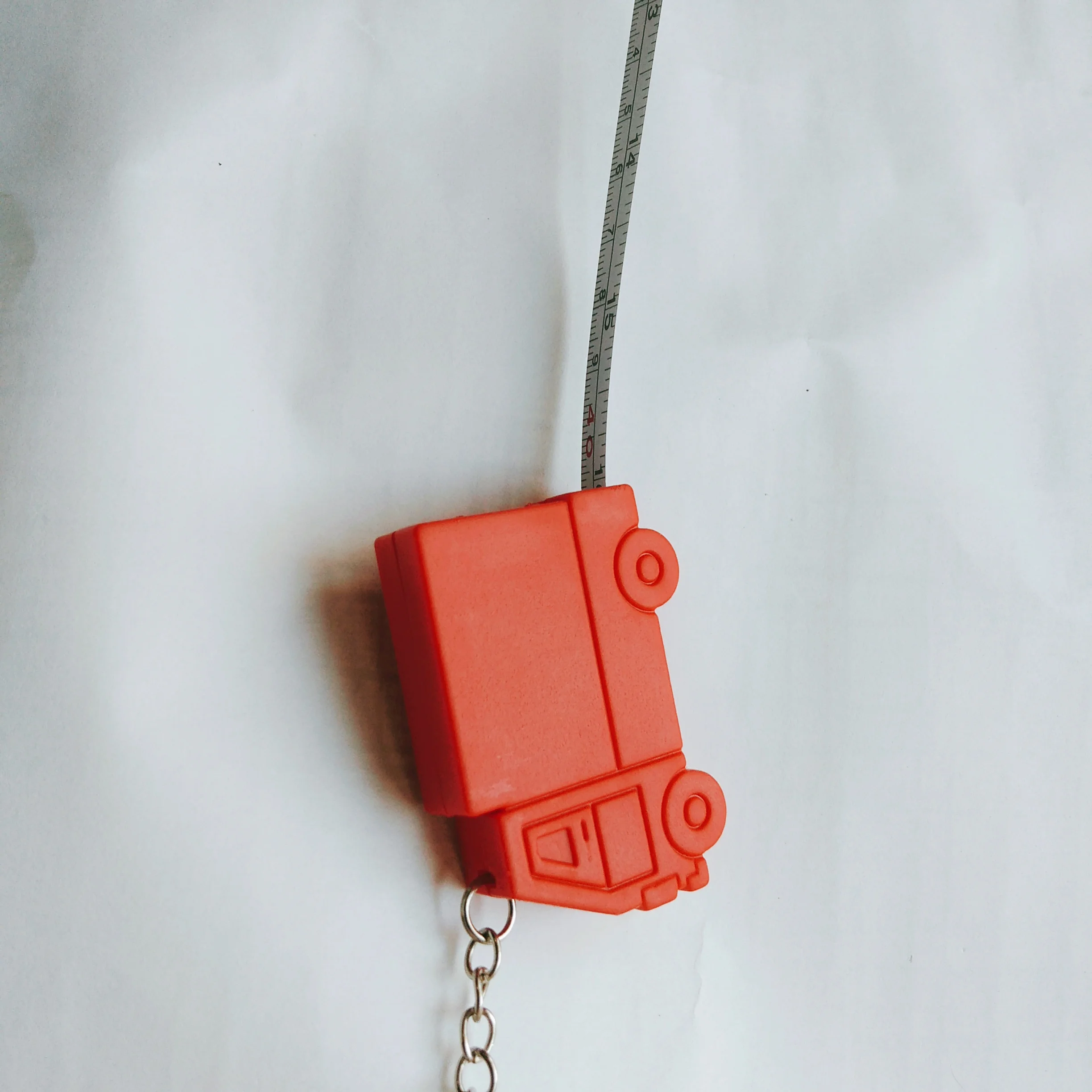 wholesale logo printed  cheap car shape keychain tape measure 1 meter  40Inch