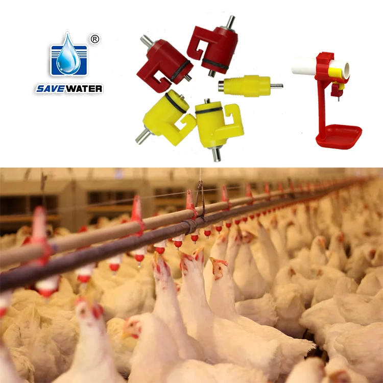 Nipple drinker for animal water poultry cup drinker drip cup for cage of bird