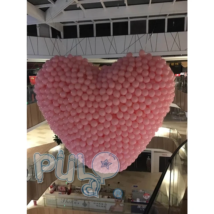 Heart Shaped balloon drop/release net