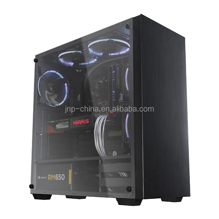 EATX закаленное стекло компьютер PC игры случае