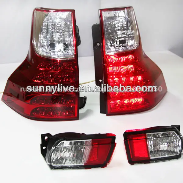 для toyota прадо 2700 fj150 привел хвост лампы 2009-13 год красного и белого цвета