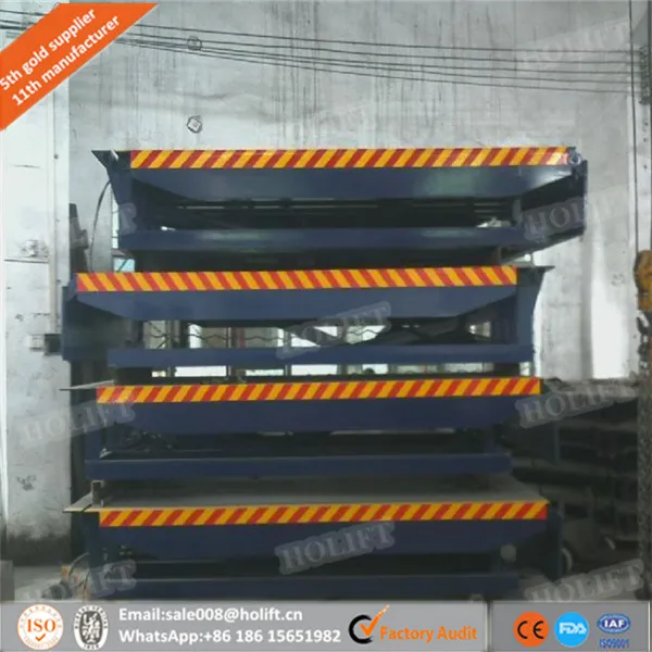 Holift brand Warehouse used car ramp stationary dock leveler dock ramps for sale low price