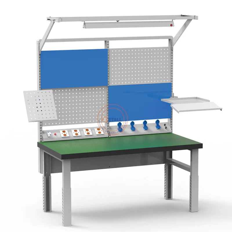 Detall top sales Heavy Duty stainless steel mobile work table stainless workbench