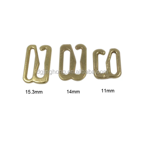 Hight quality wholesale swimwear bra front Reusable Metal buckles underwear accessory bra buckle front closure clasp