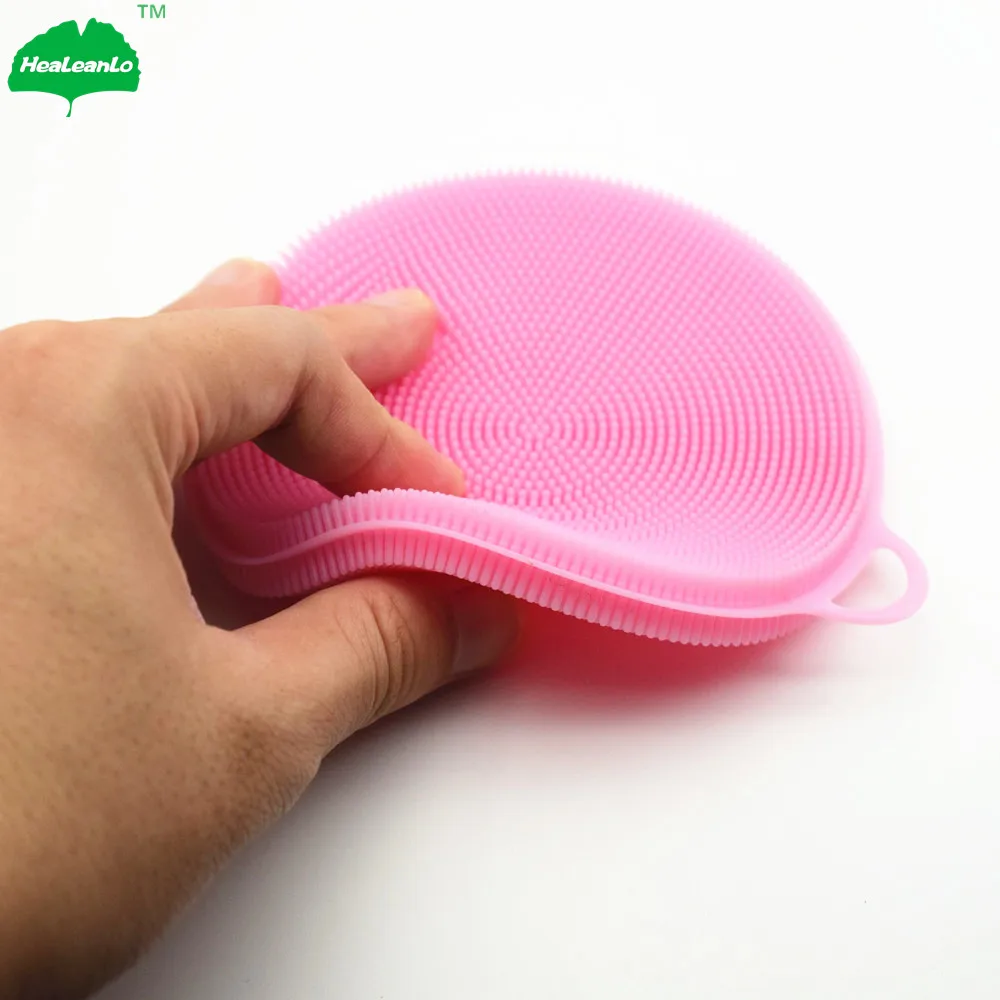 Hot Selling 2021 Amazon! Household Cleaning Silicone  Mildew-Free Silicone Brushes