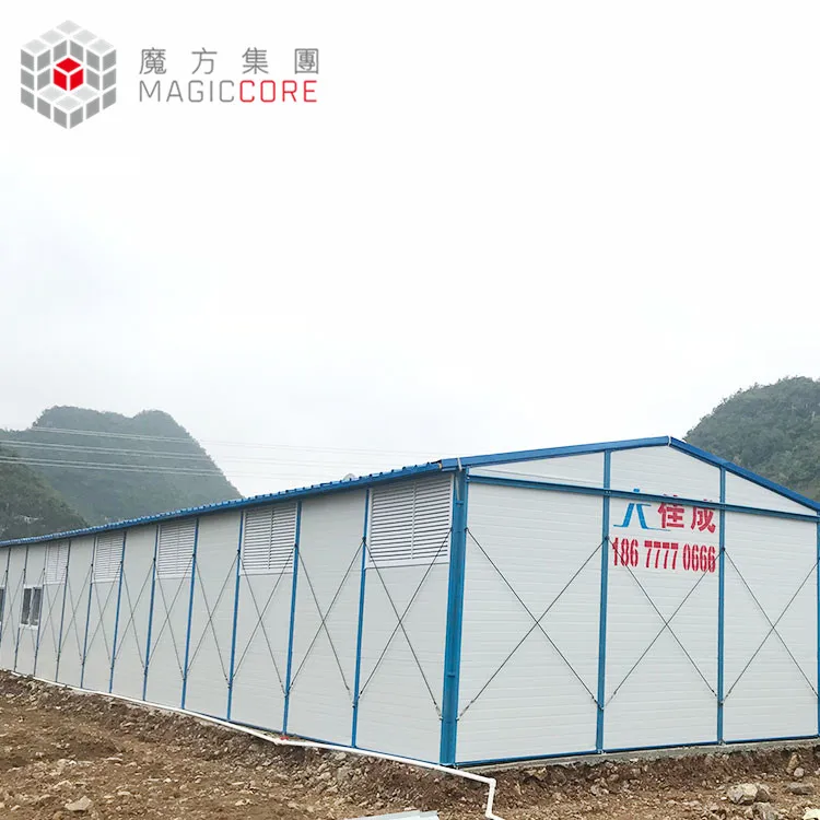 Well-designed sandwich panel prefab house K house fireproof prefab house for worker accommodation