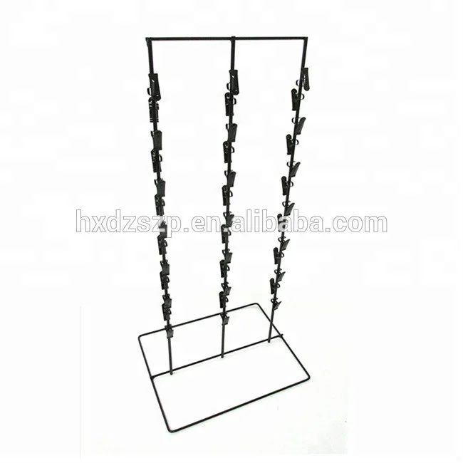 Metal Clip Strips Potato Chip Display Rack