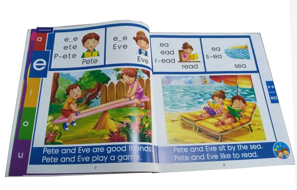 ABC english book with fun for kids learning phonics