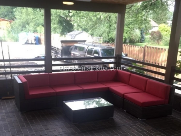 
modern style polyrattan sofa set lounge with high quality 