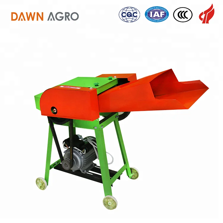 DAWN AGRO Mini Silage Forage Chopper Chaff Cutter Machine Straw Agriculture Grass Cutting Animal Processing Machinery