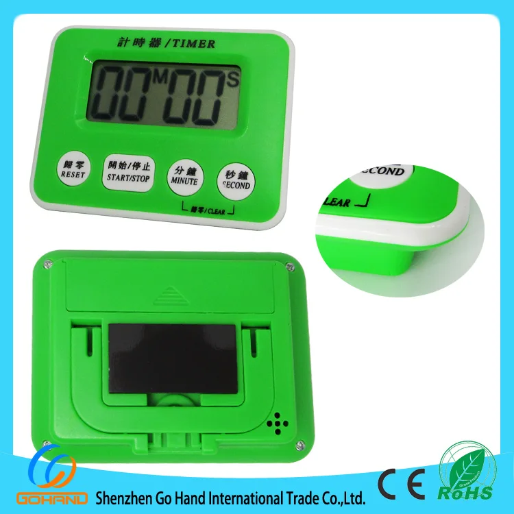 Большой ЖК-цифровой таймер обратного отсчета с резервным аккумулятором