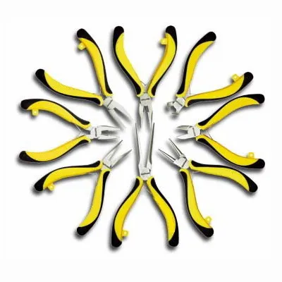 
50,0000 pcs sold Pliers cutting Pliers drop forged tpr handle Combination Diagonal long nose side cutter slip joint Mini Pliers 