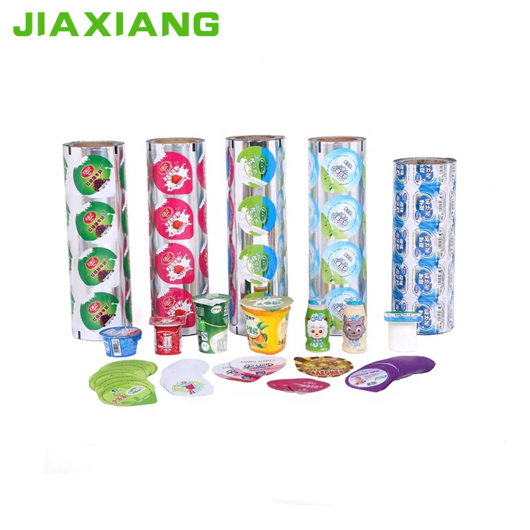 Die Cut & Embossed Aluminum Foil Lid For yogurt cups Dairy Product