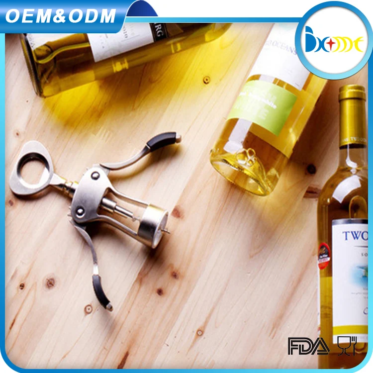 Нержавеющая сталь портативный стоя вина, штопор, консервооткрыватель