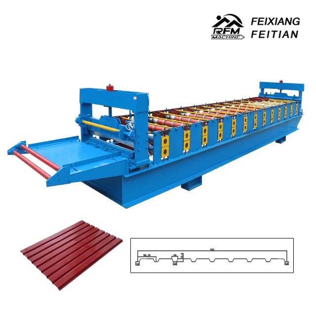 Full Automatic Roof Sheet IBR Galvanized Steel Roll Forming Machine