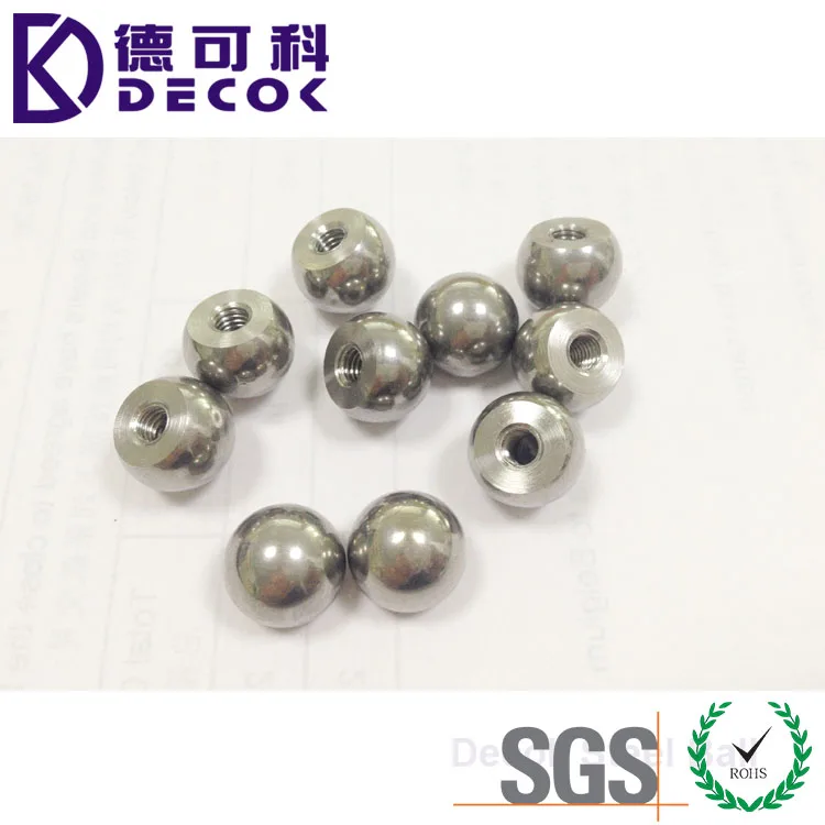 Твердый металлический полусферический резьбовой 16 мм из нержавеющей стали