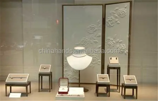 Factory Direct Sale  Competitive Elegant Display Vitrine Interior Design Ideas Jewellery Shop Fixture