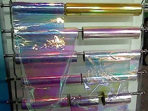 
Angelina Crystalina Fantasy Iridescent Cellophane Film of PET Materials 