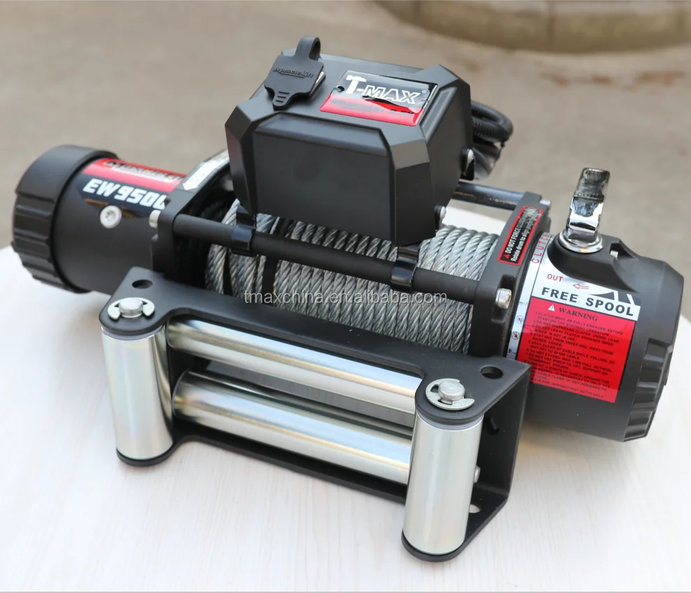 T-max Musclelift фунтов 4WD Авто 12 В электрическая лебедка с тросом