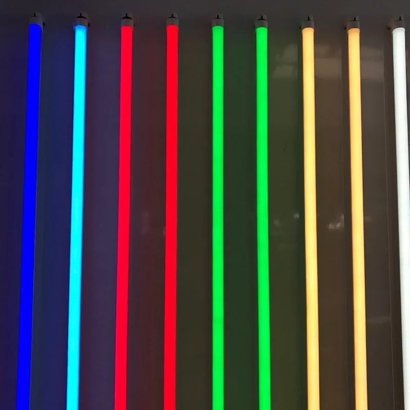 RGB Pink Purple T8 G13 Led Tube Light 1ft~8ft AC85-265V