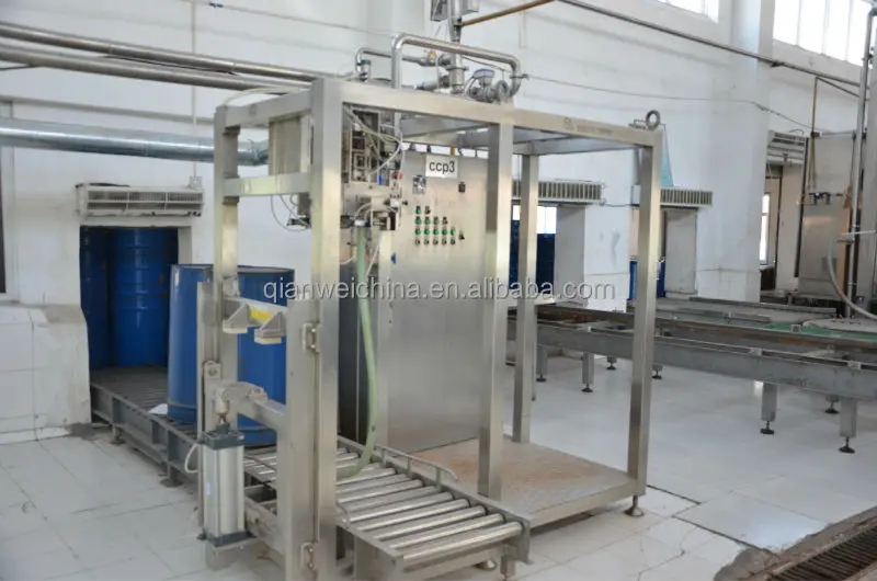 double heads big drum aseptic filling machine filler