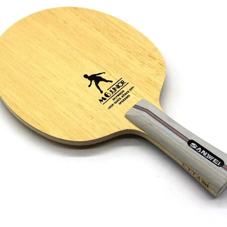 Hot Selling SANWEI Table Tennis Training Blade/ Ping Pong Blade/ Children Blade M6, 5 wood