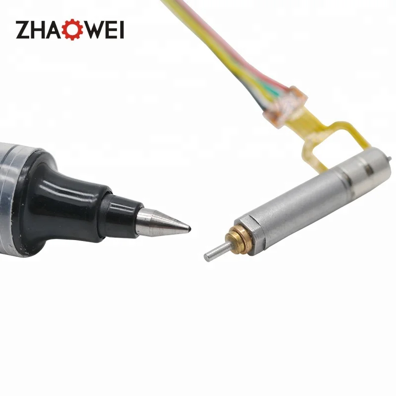 zhaowei custom 3.4mm small gear motor planetary geared mini stepper motor for Mobile phone lift camera module