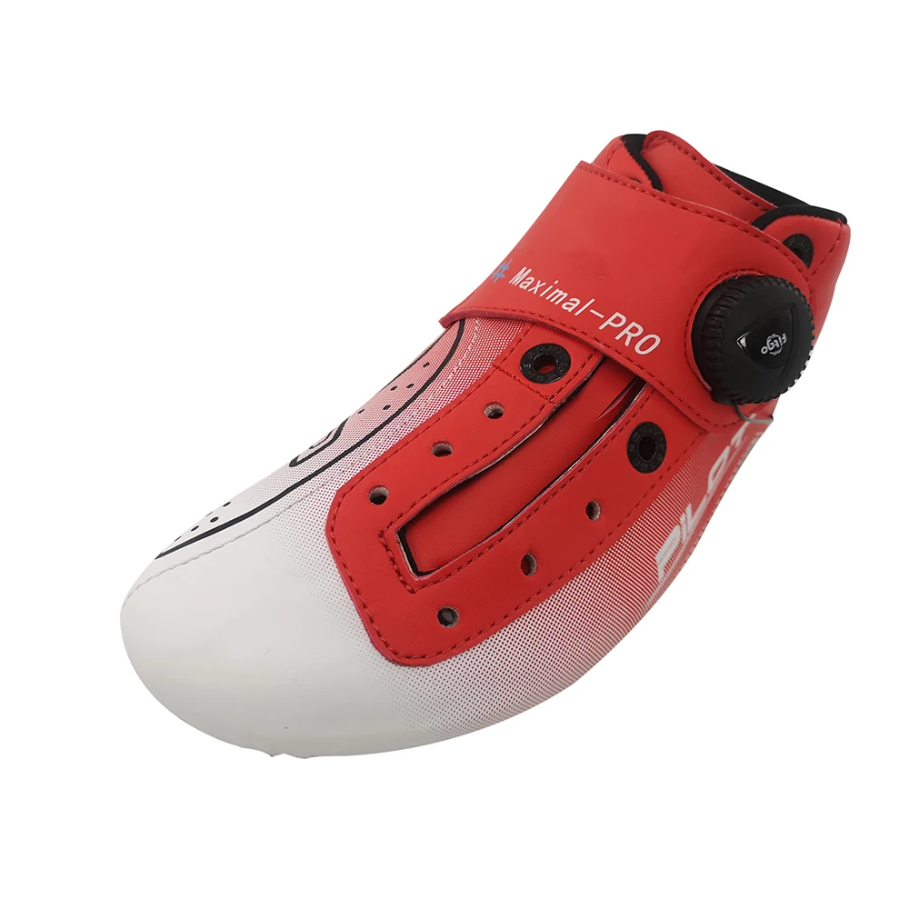 Professional new design hand made BOA system custom leather inline speed racing roller skate boots