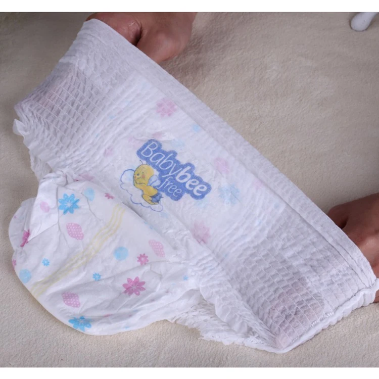 
high absorbent super dry japanese disposable pe film eco baby diaper sanitary napkin 