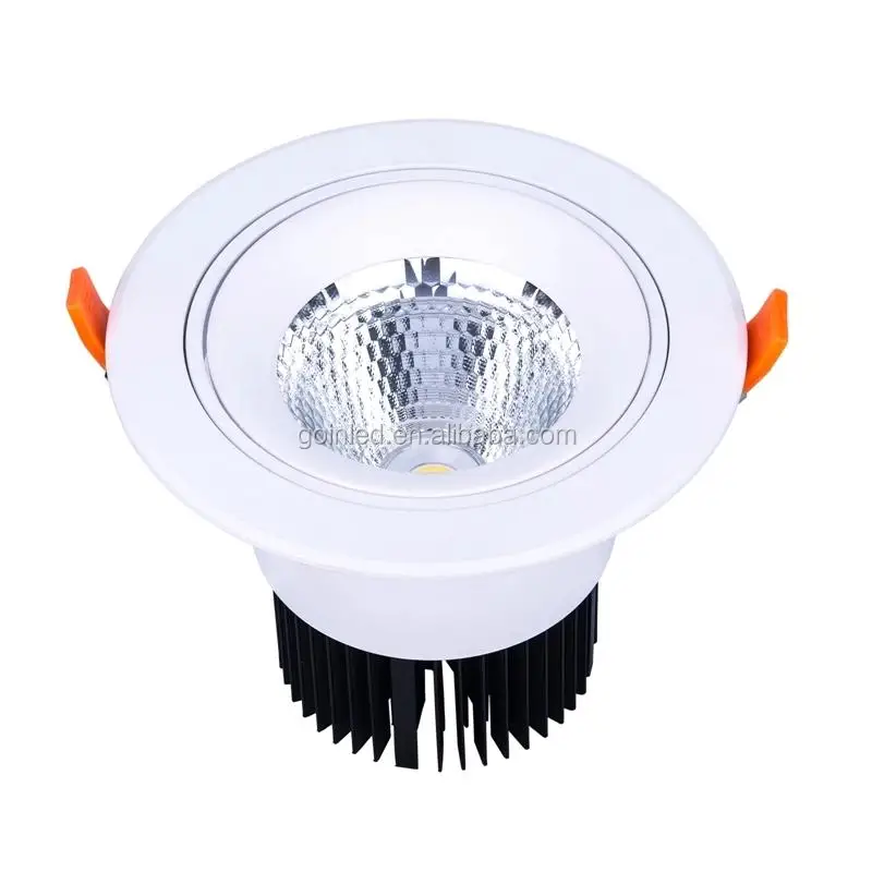 DALI 360 degree rotatable led ceiling spot recessed cob downlight 40w