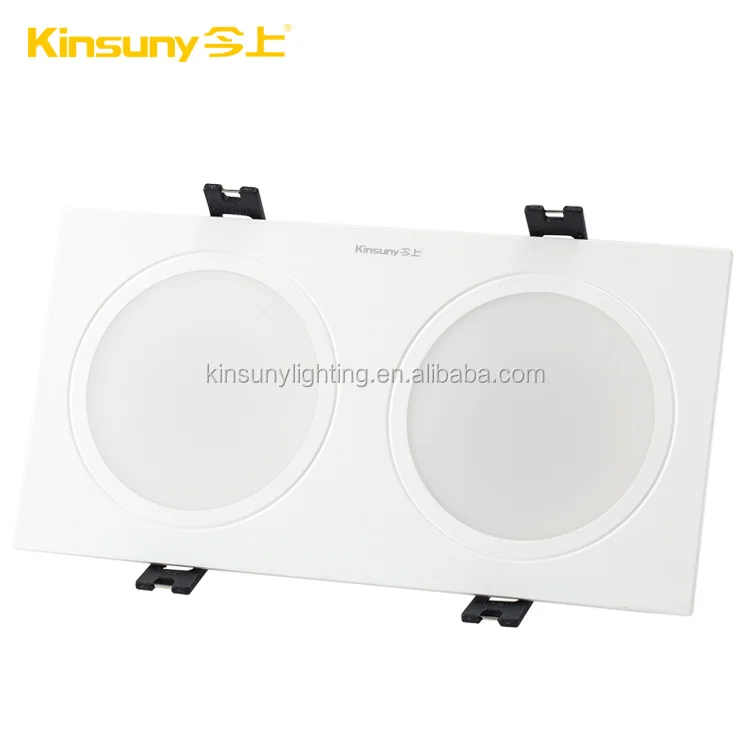 Waterproof Led Downlight Single / Double head LED square downlight