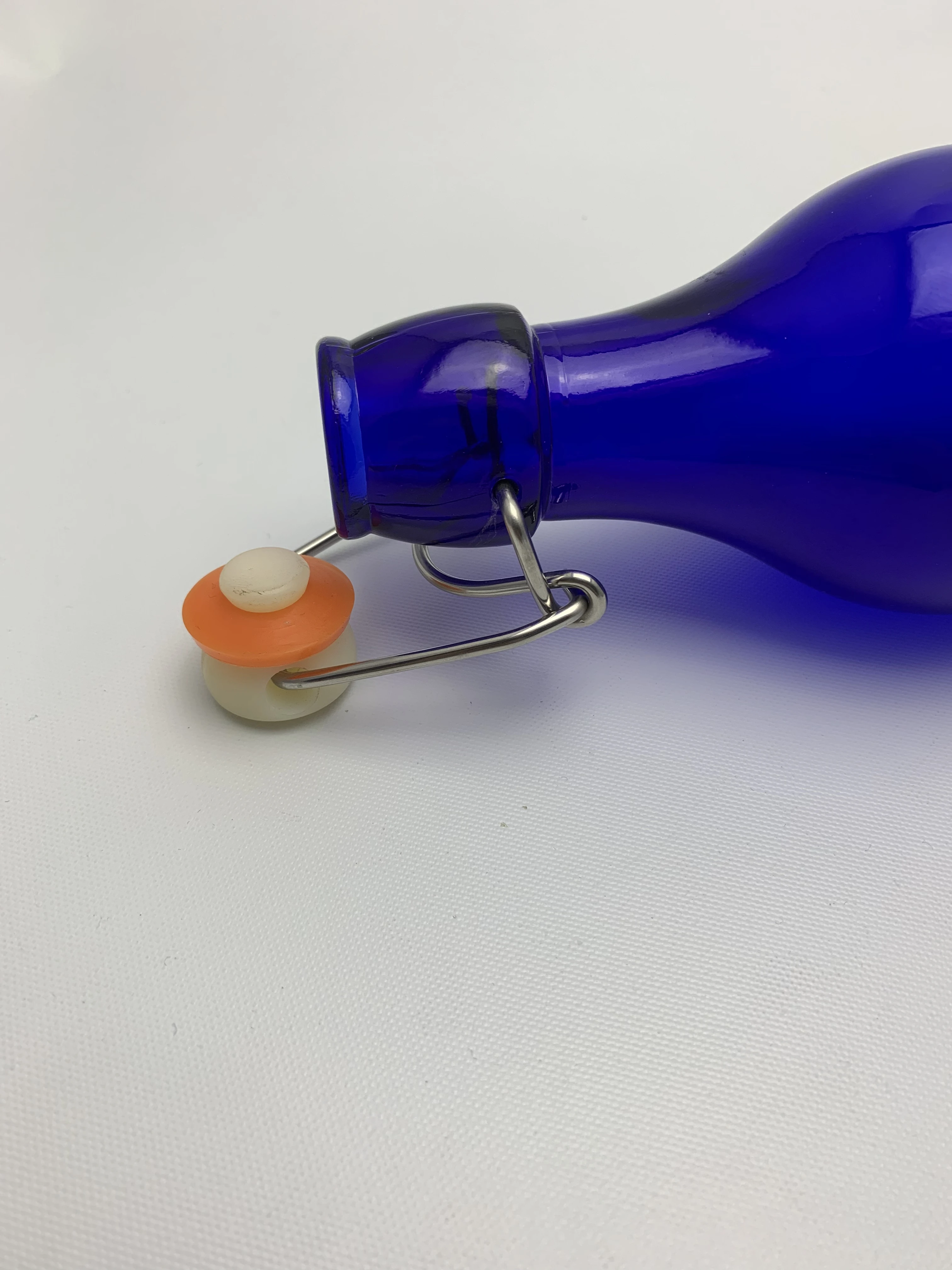 Linlang hot sale 500ml mineral water bottles blue glass bottle