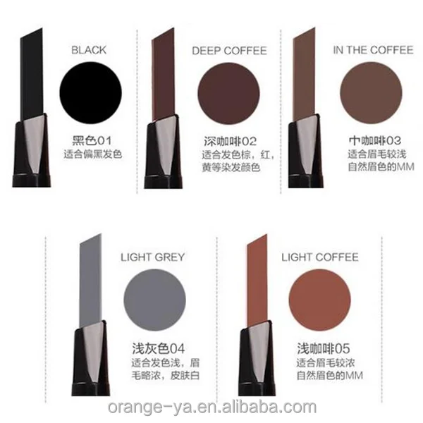 Розовое золото частная этикетка для бровей с кисточкой использовать хороший поддельный пирсинг для бровей кремовый карандаш для бровей водонепроницаемые поставщики