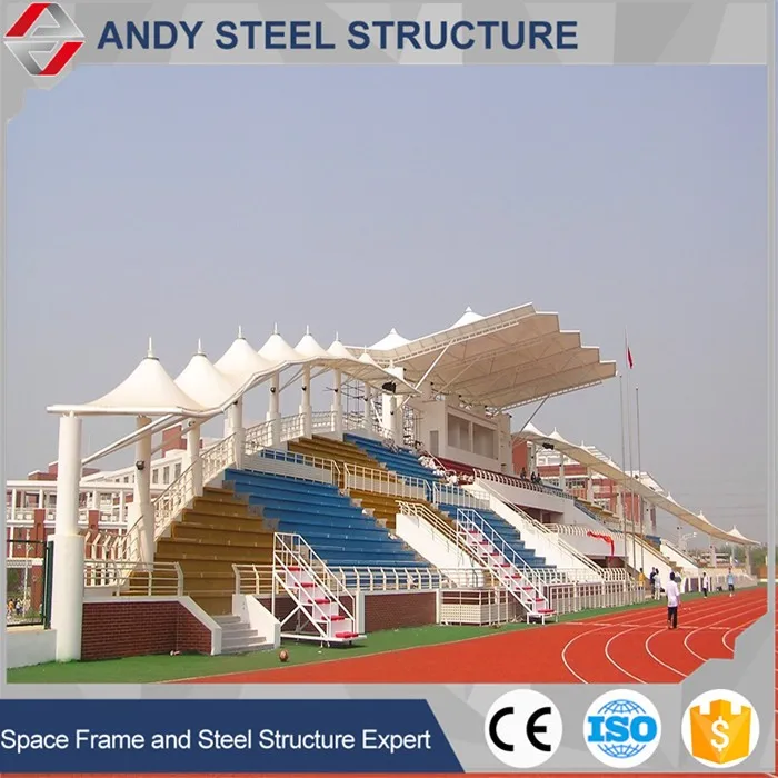
Professional tensile Membrane structure Roofing for Stadium 