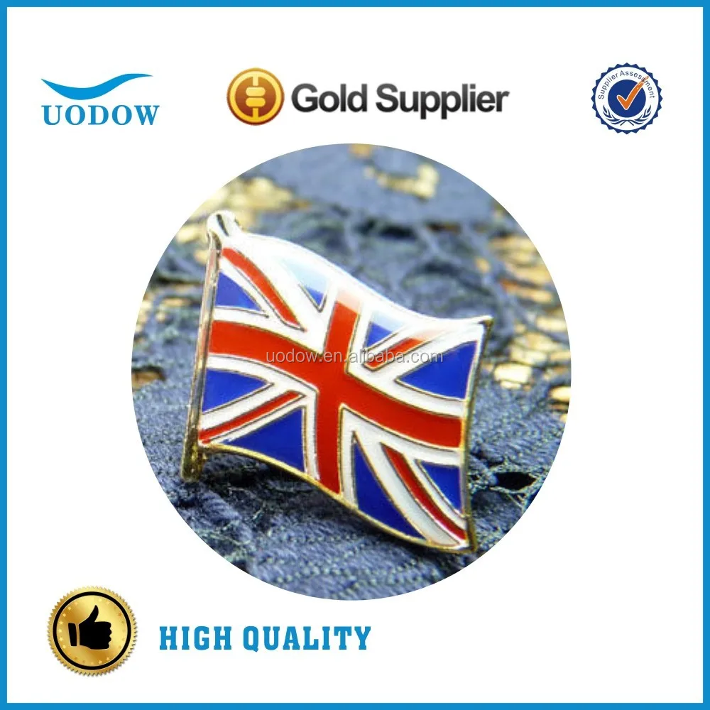 Italian flag lapel pin Country Flag gold plating Enamel Pins