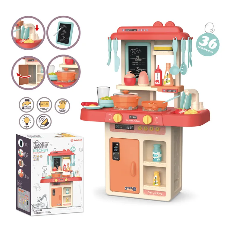 Специальный дизайн дети играть кухонные игрушки набор посуды стол ролевые игры