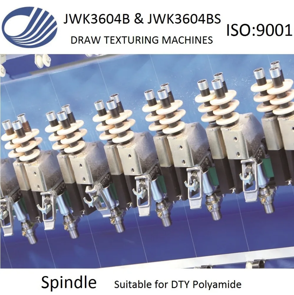 JW K3604C  DTY draw texturing machines of POY polyamide fiaments.