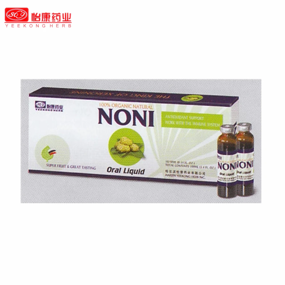 Natural health supplement noni fruit extract oral liquid healthy drink increase energy immune booster juice