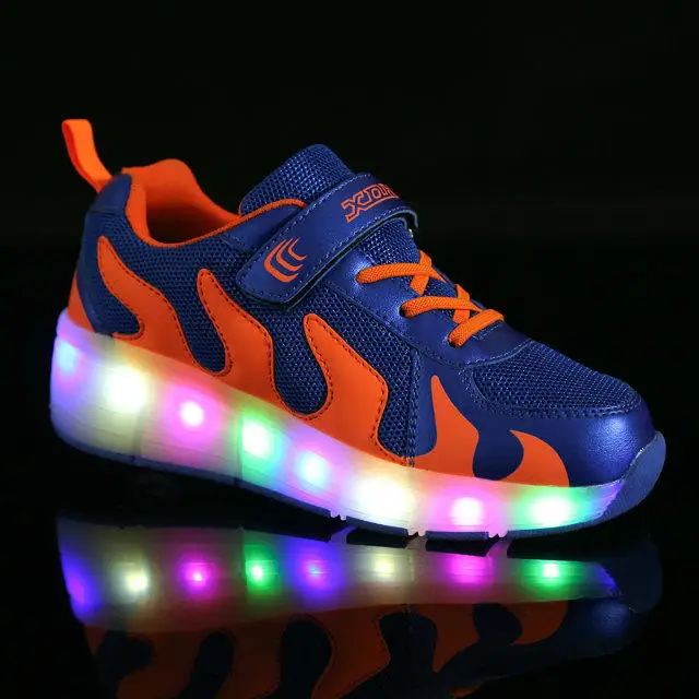 Whole boys and girls led wheel luna roller led shoes skate for kids