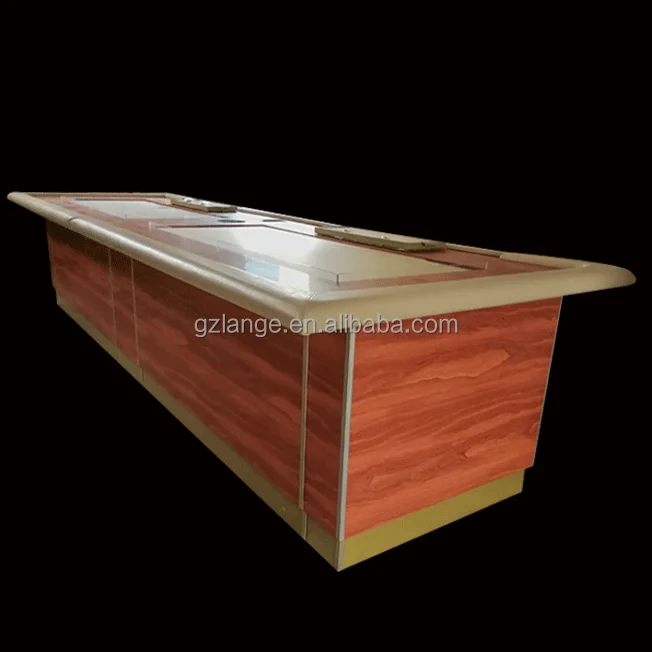 High Quality Casino Design Big Large Craps Poker Table with Chips Tray