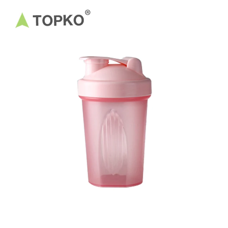 TOPKO 400ml Blender Mixer Bottle Protein Powder Shaker Water Bottle