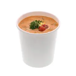 Get!!!  Take Away Disposable White Paper Soup Cup