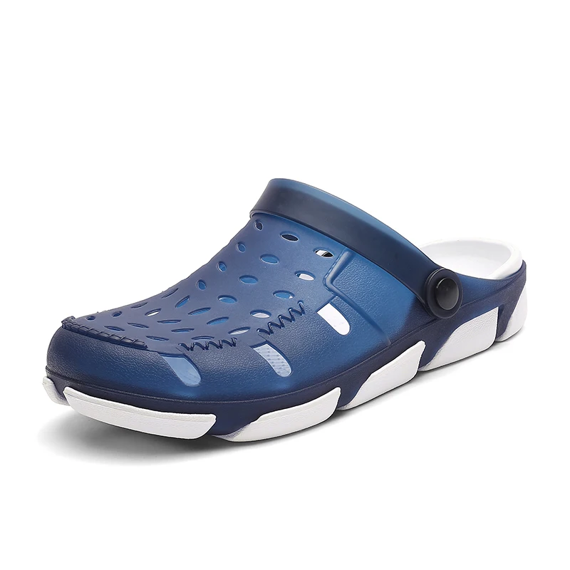 Summer breathable easy slip-on clogs durable casual outdoor garden shoes for men
