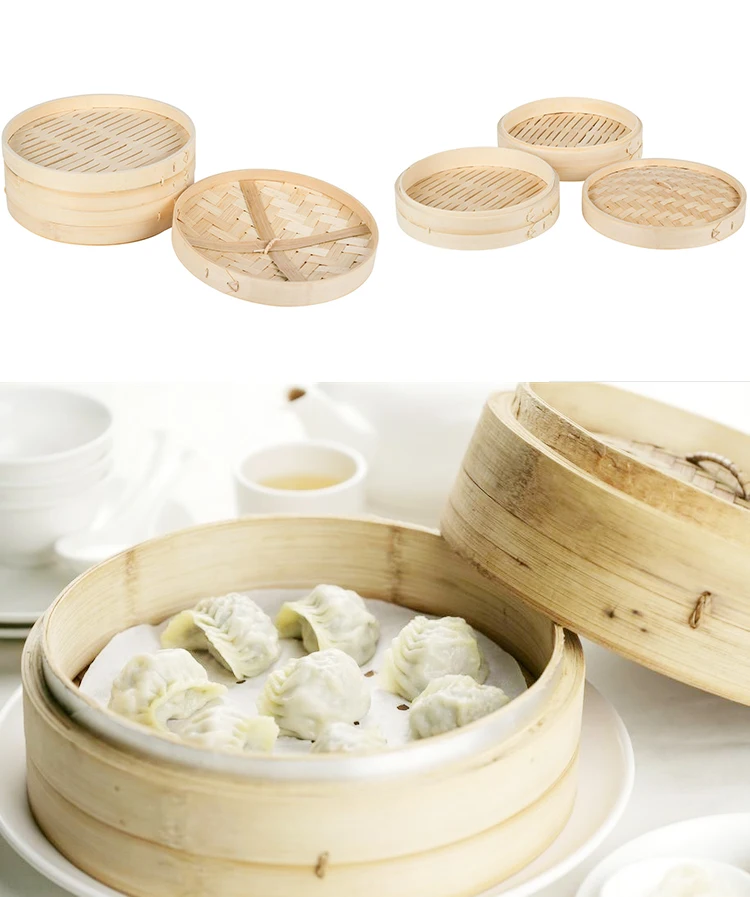 Оптовая продажа, китайский импорт, Бамбуковая Паровая корзина