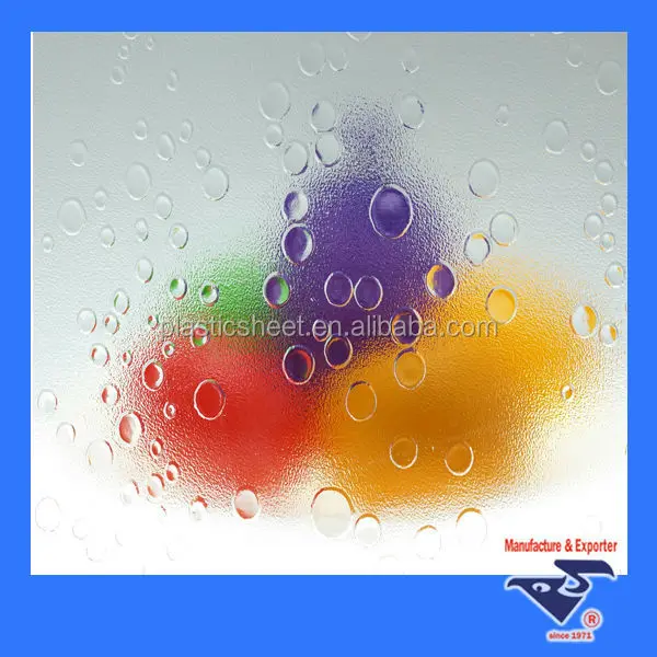 Patterned Polystyrene Plexiglass Plastic Sheet for Shower Enclosure