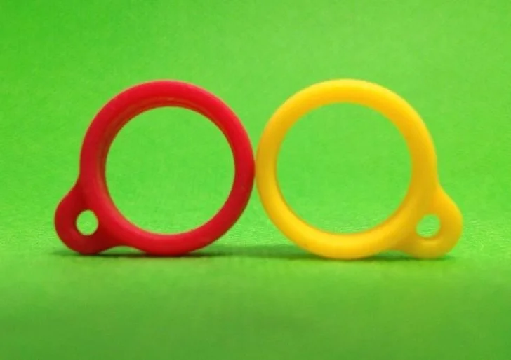 Newest Electronic cigarette accessory ego case silicone ring lanyard silicone ring,e cig lanyard ring with various colors